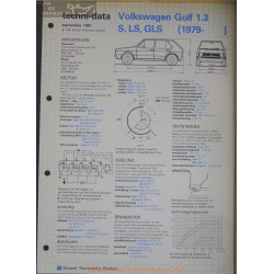 Volkswagen Golf 1300 S Ls Gls Techni 1981