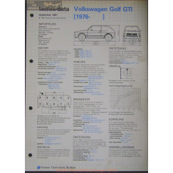 Volkswagen Golf Gti Techni 1981
