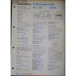 Volkswagen Golf N L Gl Techni 1981