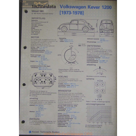 Volkswagen Kever 1200 Techni 1981