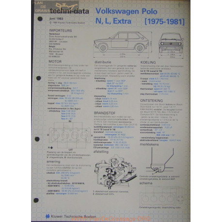 Volkswagen Polo N L Extra Techni 1983
