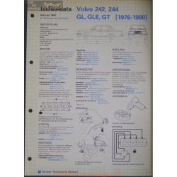 Volvo 242 244 Gl Gle Gt Techni 1984