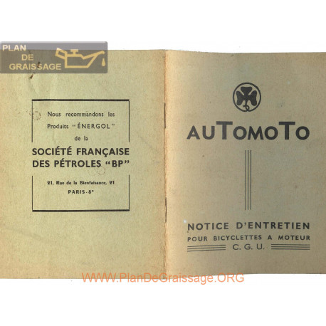 Cyclo Automoto Notice Entretien