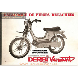 Derbi Variant Catalogue Pieces Detacheed