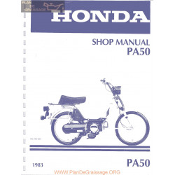 Honda Pa50 Manual 1983