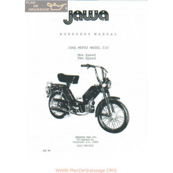 Jawa 210 Anglais 1988