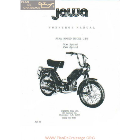Jawa 210 Anglais 1988