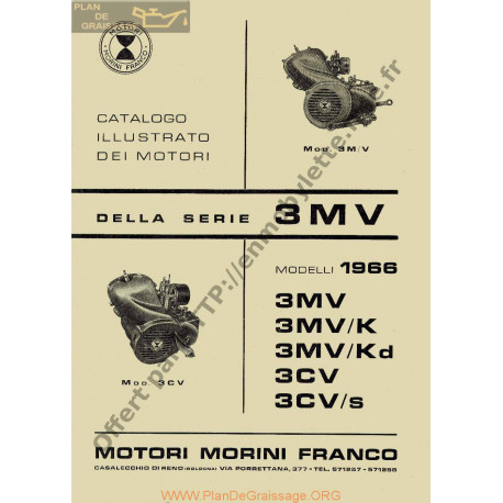 Motori Franco 3v 1966 Fili Catalogue Illustration