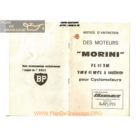 Motori Franco Fl 3m Mv Mcl Soufflerie Notice Entretien