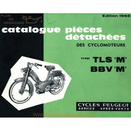 Peugeot Bb Tls Bb V Pieces Detachees 1965