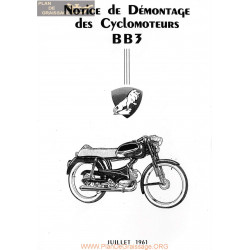 Peugeot Bb3 Notice Demontage 1961