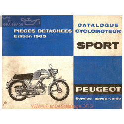 Peugeot Bb3 Sp Sport Pieces Detachees 1965