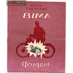 Peugeot Bima Notice Entretien 1957