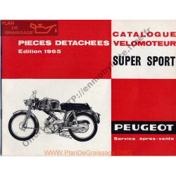 Peugeot Cyclomoteurs Bb3 Ss Pieces Detachees 1965
