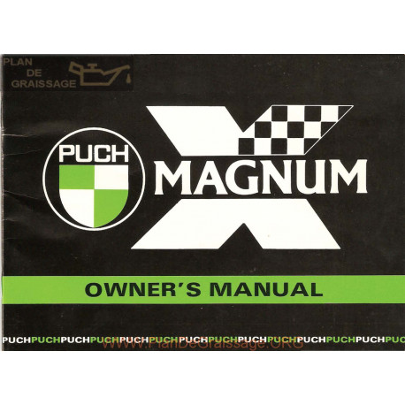 Puch Magnum X Engl Manuel Utilisateur