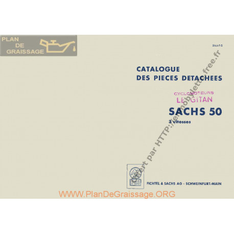 Sachs 3 Vitesses 50cc Moteur 1959