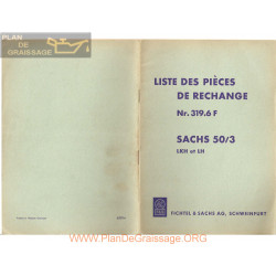Sachs S3v 50cc Liste Pieces Rechange