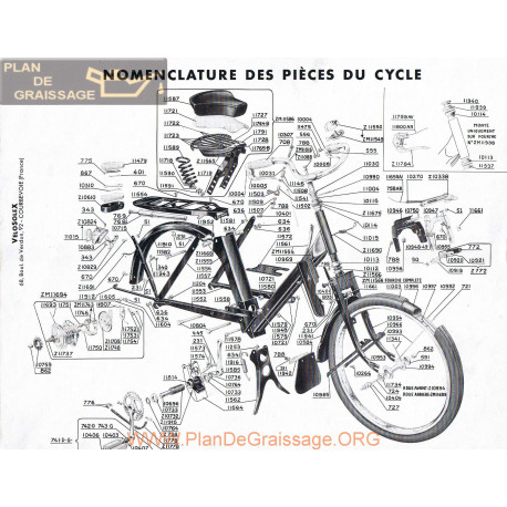 Solex Cadre 3800 Nomenclature