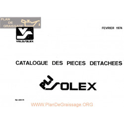 Solex Pli Pieces Detachees 1974