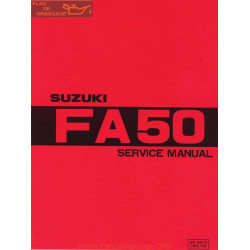 Suzuki Fa50 Service Manual 1980 Engl