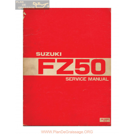 Suzuki Fz50 Service Manual 1979 Engl