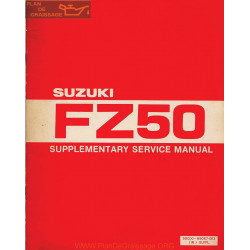 Suzuki Fz50 T X Service Manuel 1980 Engl