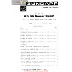 Zundapp Ks50 278 517 Super Sport 1975 1976