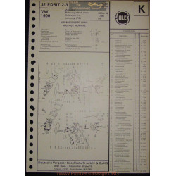 Solex 32 Pdsit E15383 E15384 Vw 1600