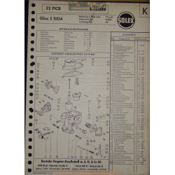 Solex 32 Picb E15049 Glas S 1004