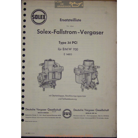Solex 34 Pci E14815 Bmw 700