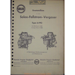 Solex 34 Pci E14981 E15007 Nsu Prinz Sport