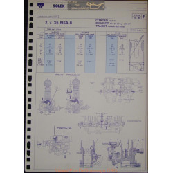 Solex 35 Bisa 8 3743a Citroen Peugeot Talbot