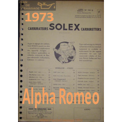 Solex Cahier 727 Q 1973 Alpha Romeo