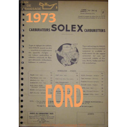 Solex Cahier 727 Q 1973 Ford