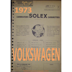 Solex Cahier 727 Q 1973 Volkswagen