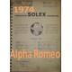 Solex Cahier 727 R 1974 Alpha Romeo