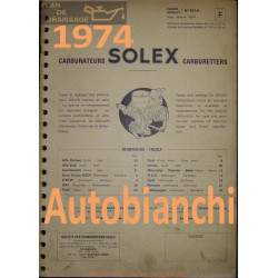 Solex Cahier 727 R 1974 Autobianchi