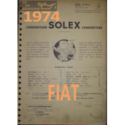 Solex Cahier 727 R 1974 Fiat