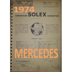 Solex Cahier 727 R 1974 Mercedes