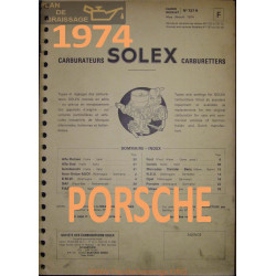 Solex Cahier 727 R 1974 Porsche