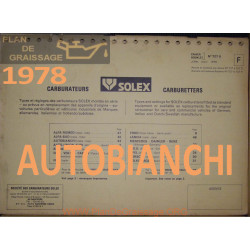 Solex Cahier 727 U 1978 Autobianchi