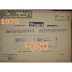 Solex Cahier 727 U 1978 Ford