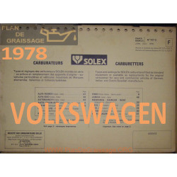 Solex Cahier 727 U 1978 Volkswagen