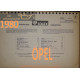 Solex Cahier 727 V 1980 Opel
