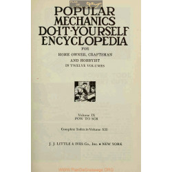 Encyclopedia Do It Yourself Volume 09 Popular Mechanics