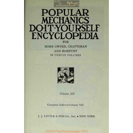 Encyclopedia Do It Yourself Volume 12 Popular Mechanics