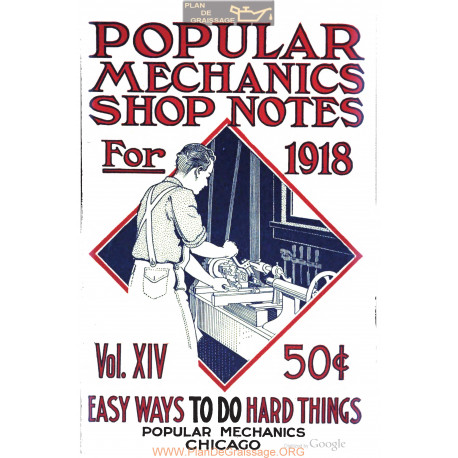 Shop Notes 1918 Popular Mechanics Volume14 1918