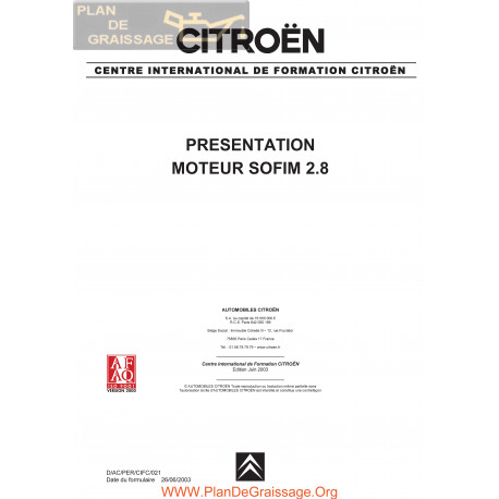 Citroen Sofim 2800 2003 Engine Diesel