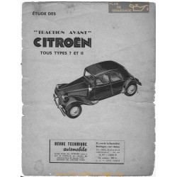 Citroen Ta 7cv 11cv Avant Revue Technique