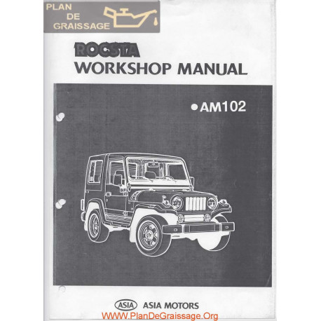 Asia Rocsta Am12 Service Manual
